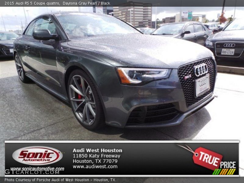 Daytona Gray Pearl / Black 2015 Audi RS 5 Coupe quattro