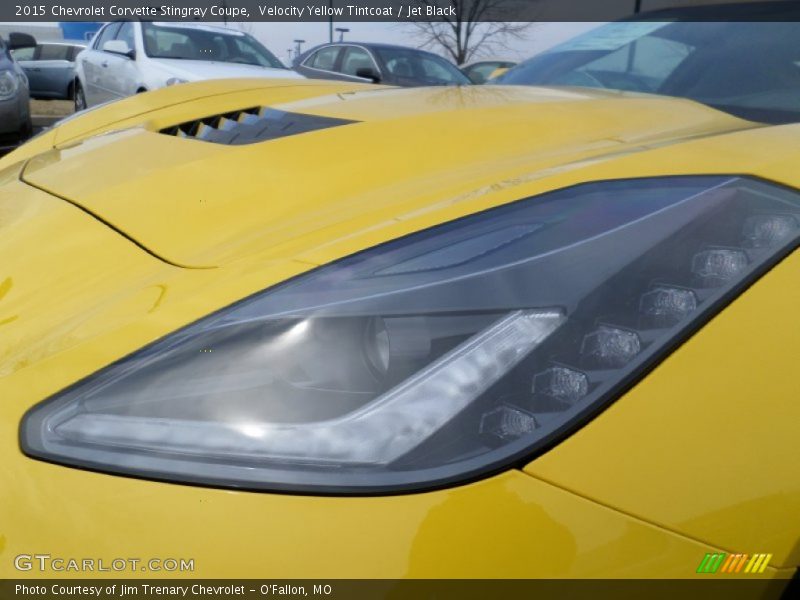 Velocity Yellow Tintcoat / Jet Black 2015 Chevrolet Corvette Stingray Coupe