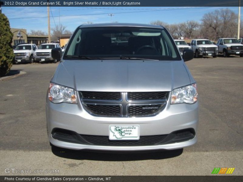 Bright Silver Metallic / Black/Light Graystone 2012 Dodge Grand Caravan SE