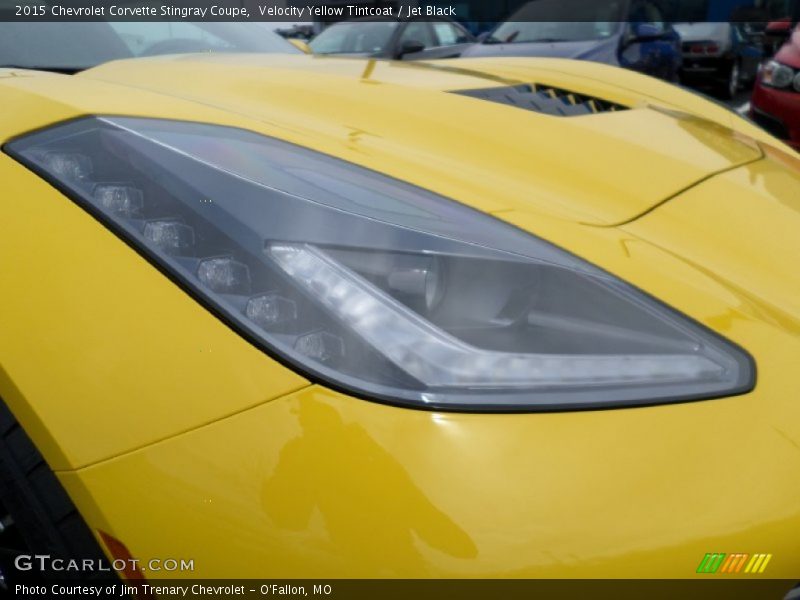 Velocity Yellow Tintcoat / Jet Black 2015 Chevrolet Corvette Stingray Coupe