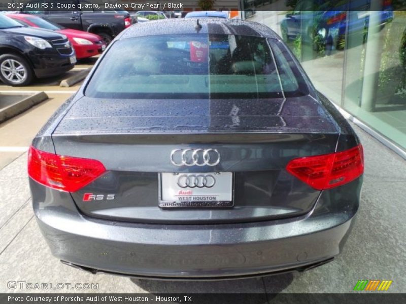 Daytona Gray Pearl / Black 2015 Audi RS 5 Coupe quattro