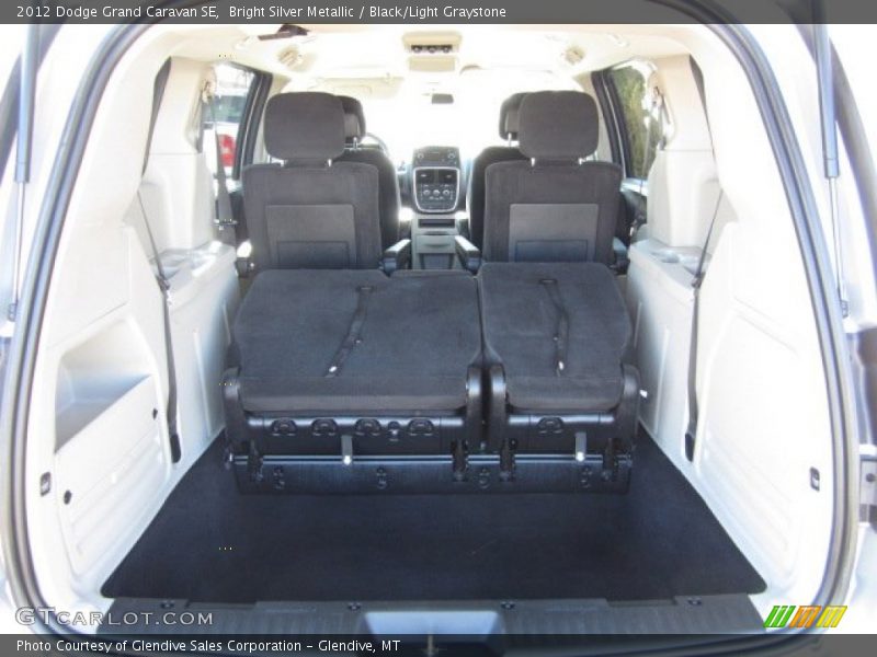 Bright Silver Metallic / Black/Light Graystone 2012 Dodge Grand Caravan SE