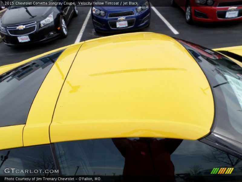 Velocity Yellow Tintcoat / Jet Black 2015 Chevrolet Corvette Stingray Coupe