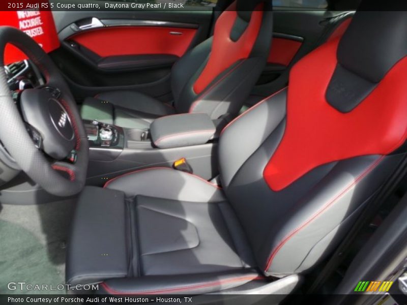 Front Seat of 2015 RS 5 Coupe quattro