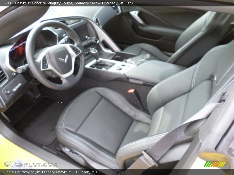 Jet Black Interior - 2015 Corvette Stingray Coupe 