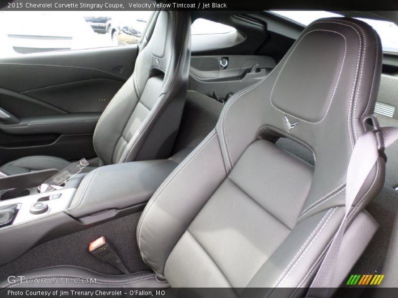 Velocity Yellow Tintcoat / Jet Black 2015 Chevrolet Corvette Stingray Coupe