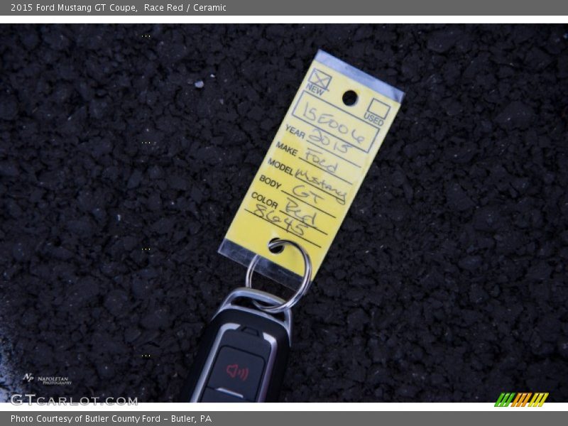 Race Red / Ceramic 2015 Ford Mustang GT Coupe