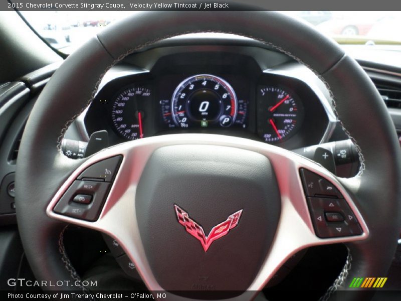 Velocity Yellow Tintcoat / Jet Black 2015 Chevrolet Corvette Stingray Coupe