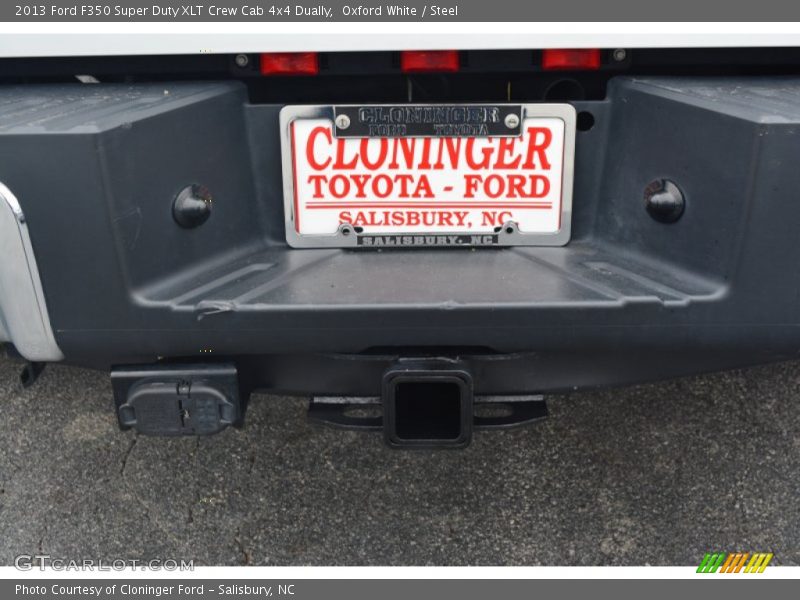 Oxford White / Steel 2013 Ford F350 Super Duty XLT Crew Cab 4x4 Dually