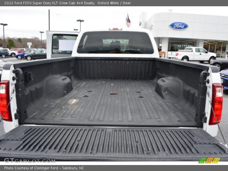 Oxford White / Steel 2013 Ford F350 Super Duty XLT Crew Cab 4x4 Dually