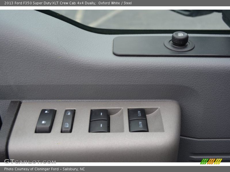 Oxford White / Steel 2013 Ford F350 Super Duty XLT Crew Cab 4x4 Dually