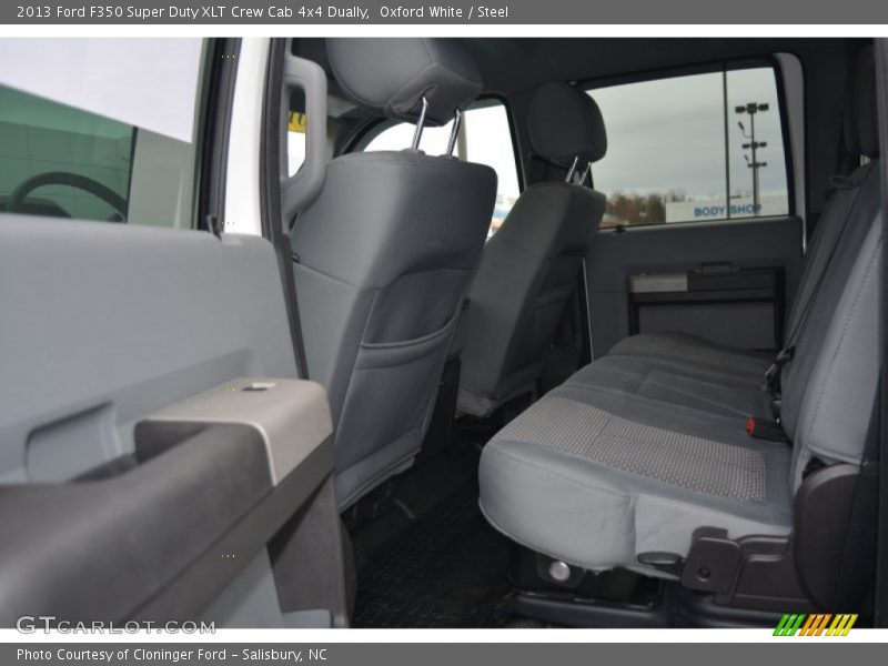 Oxford White / Steel 2013 Ford F350 Super Duty XLT Crew Cab 4x4 Dually