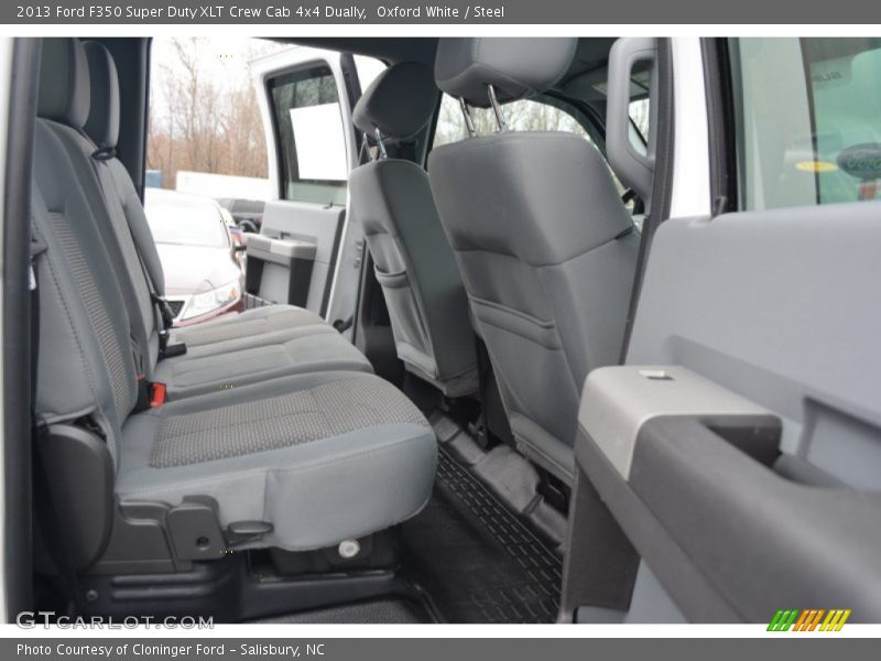 Oxford White / Steel 2013 Ford F350 Super Duty XLT Crew Cab 4x4 Dually