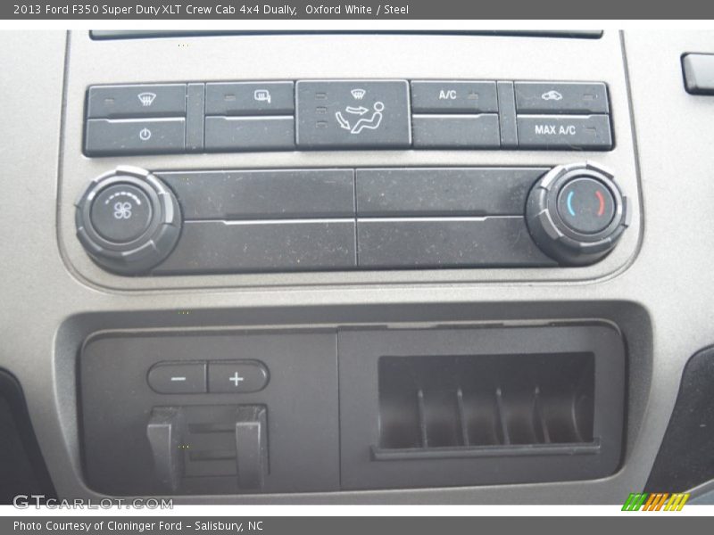 Oxford White / Steel 2013 Ford F350 Super Duty XLT Crew Cab 4x4 Dually