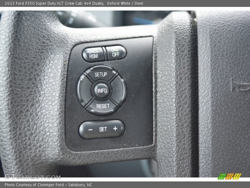 Oxford White / Steel 2013 Ford F350 Super Duty XLT Crew Cab 4x4 Dually