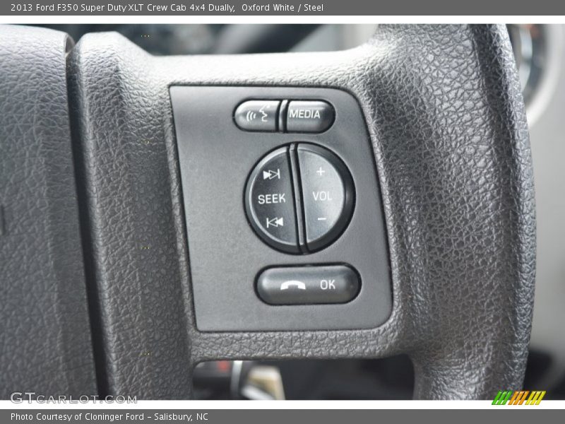 Oxford White / Steel 2013 Ford F350 Super Duty XLT Crew Cab 4x4 Dually
