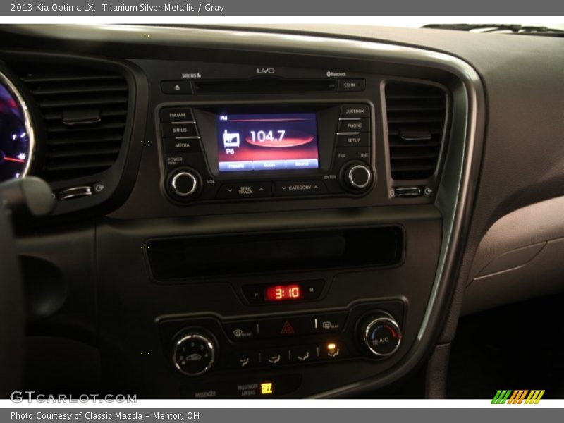 Titanium Silver Metallic / Gray 2013 Kia Optima LX
