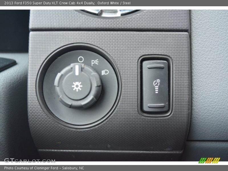 Oxford White / Steel 2013 Ford F350 Super Duty XLT Crew Cab 4x4 Dually