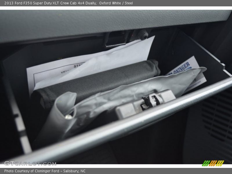 Oxford White / Steel 2013 Ford F350 Super Duty XLT Crew Cab 4x4 Dually