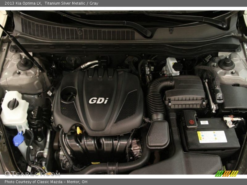 Titanium Silver Metallic / Gray 2013 Kia Optima LX