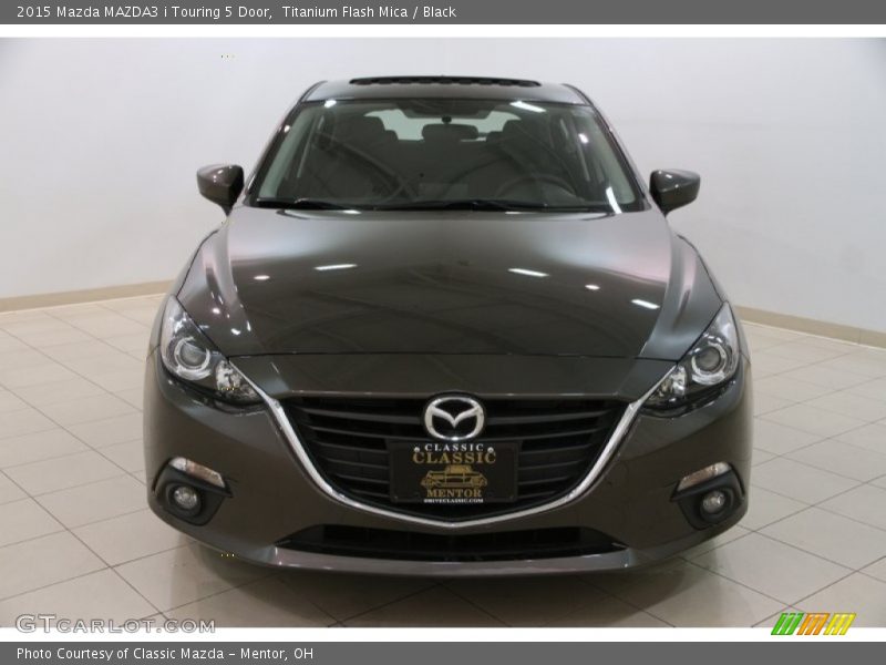 Titanium Flash Mica / Black 2015 Mazda MAZDA3 i Touring 5 Door