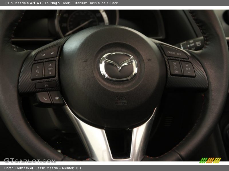 Titanium Flash Mica / Black 2015 Mazda MAZDA3 i Touring 5 Door