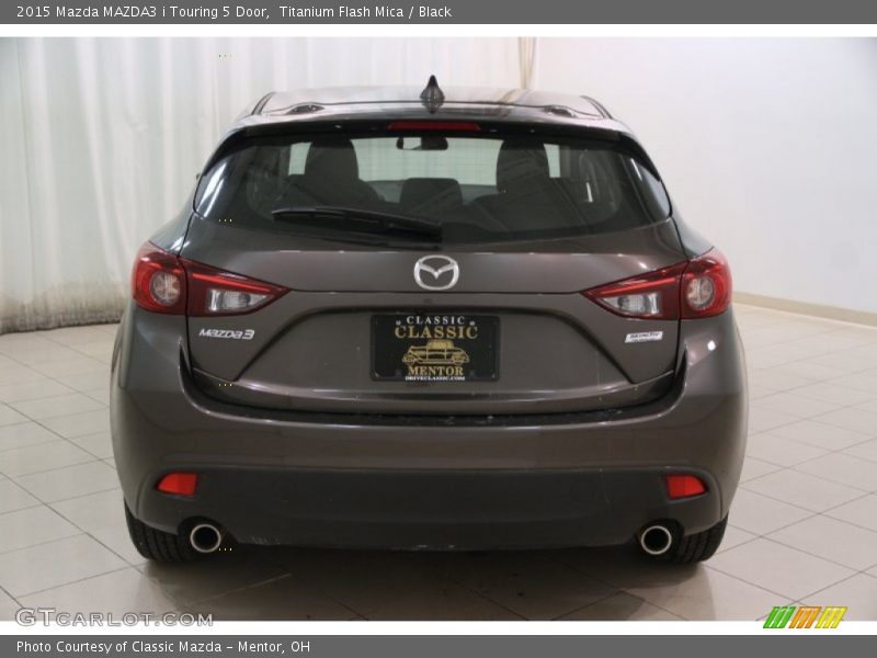 Titanium Flash Mica / Black 2015 Mazda MAZDA3 i Touring 5 Door