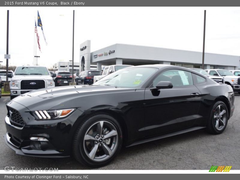 Black / Ebony 2015 Ford Mustang V6 Coupe