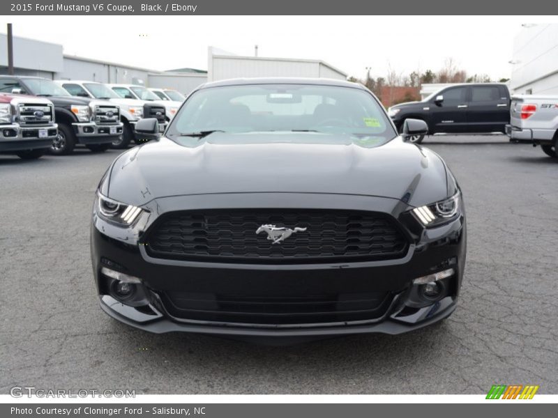 Black / Ebony 2015 Ford Mustang V6 Coupe