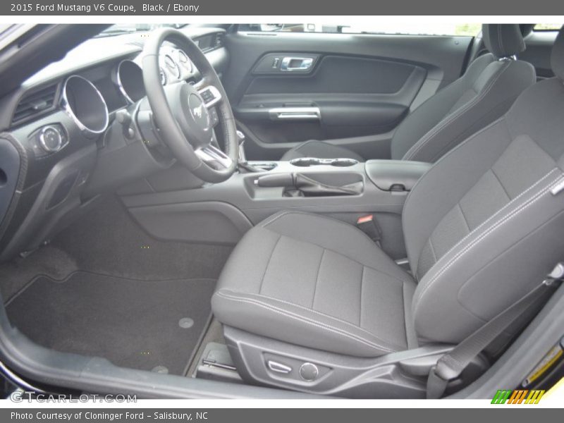 Black / Ebony 2015 Ford Mustang V6 Coupe