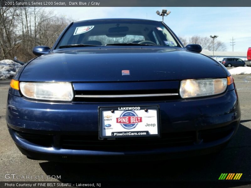 Dark Blue / Gray 2001 Saturn L Series L200 Sedan