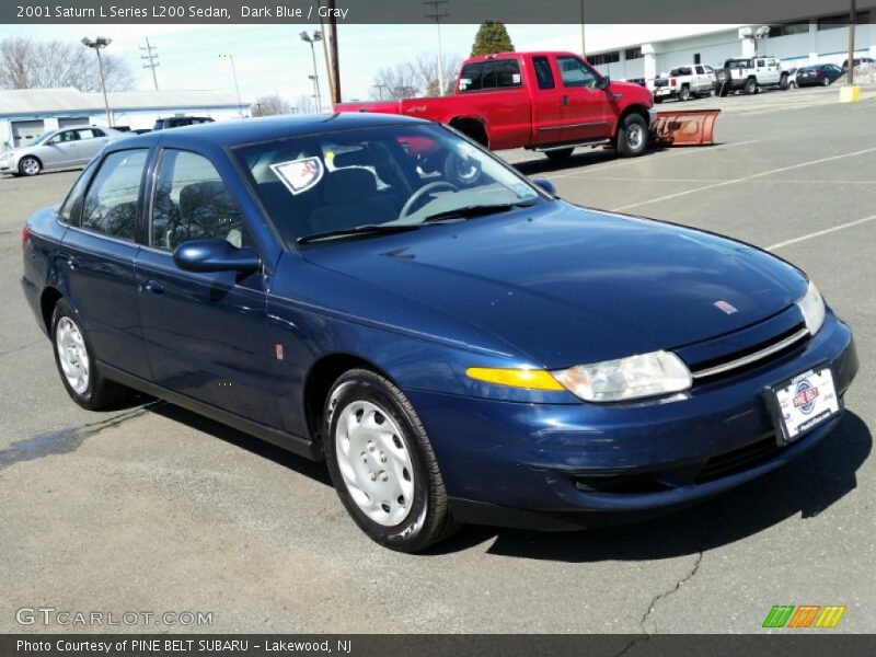 Dark Blue / Gray 2001 Saturn L Series L200 Sedan