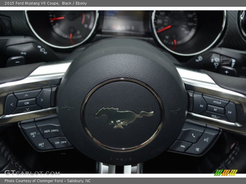 Black / Ebony 2015 Ford Mustang V6 Coupe