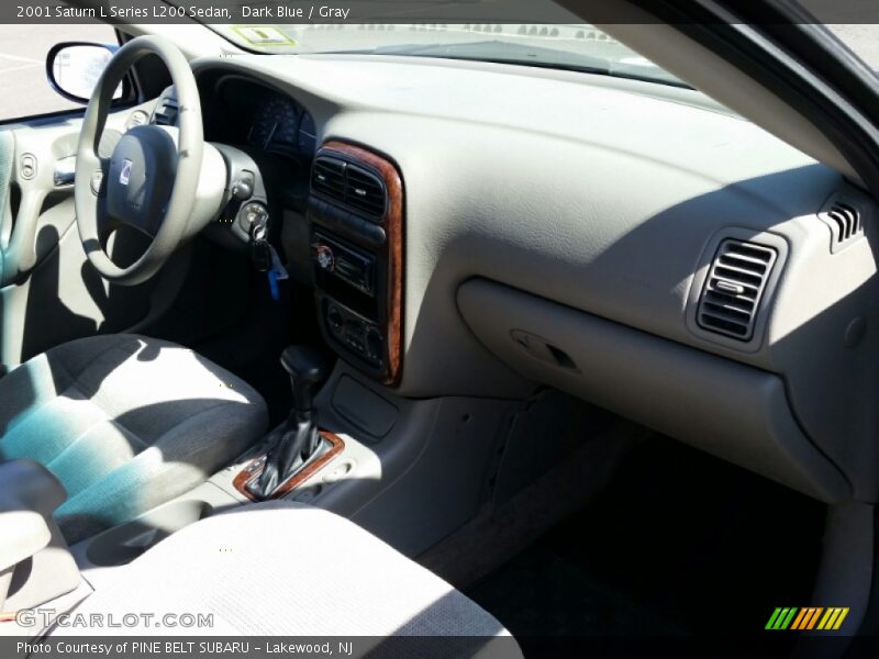 Dark Blue / Gray 2001 Saturn L Series L200 Sedan