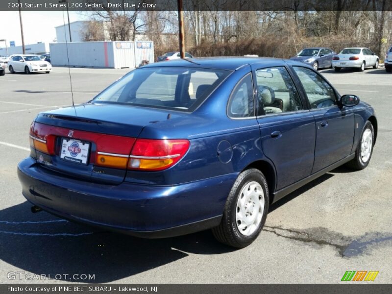 Dark Blue / Gray 2001 Saturn L Series L200 Sedan