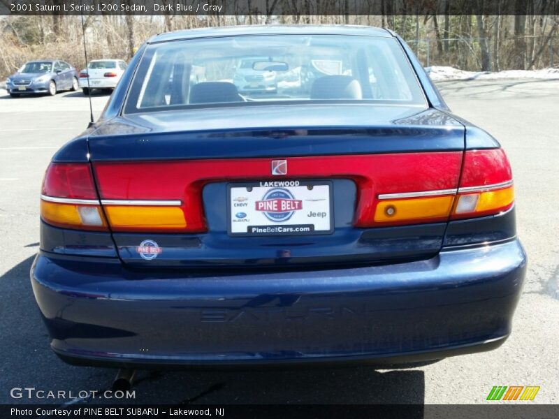 Dark Blue / Gray 2001 Saturn L Series L200 Sedan