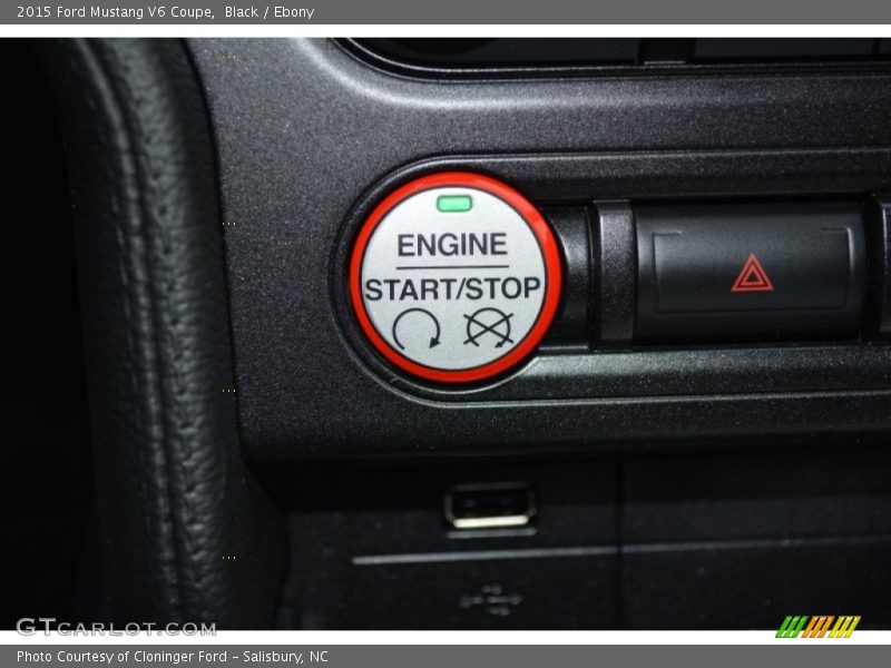 Black / Ebony 2015 Ford Mustang V6 Coupe