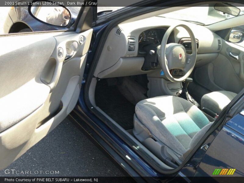 Dark Blue / Gray 2001 Saturn L Series L200 Sedan