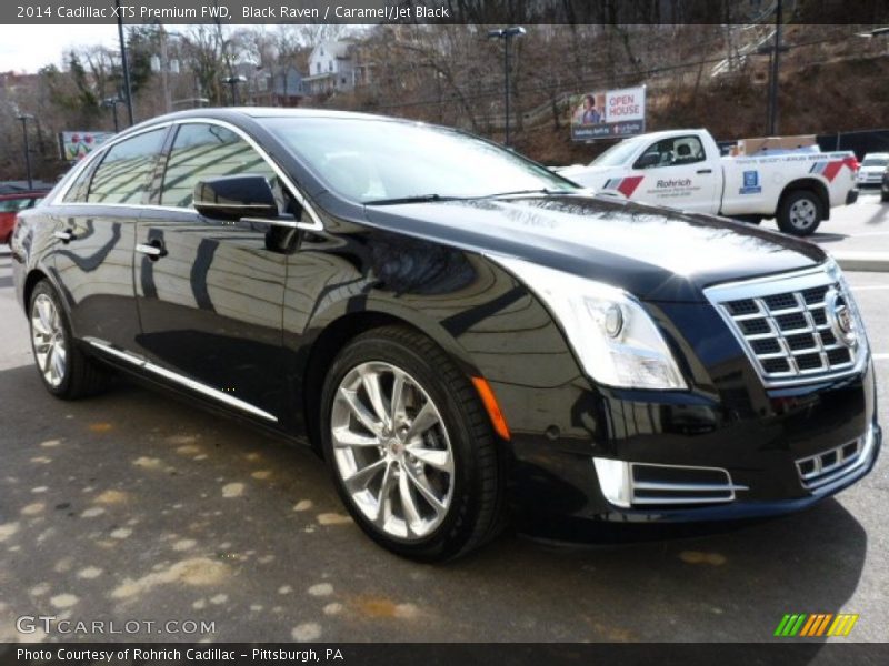 Black Raven / Caramel/Jet Black 2014 Cadillac XTS Premium FWD