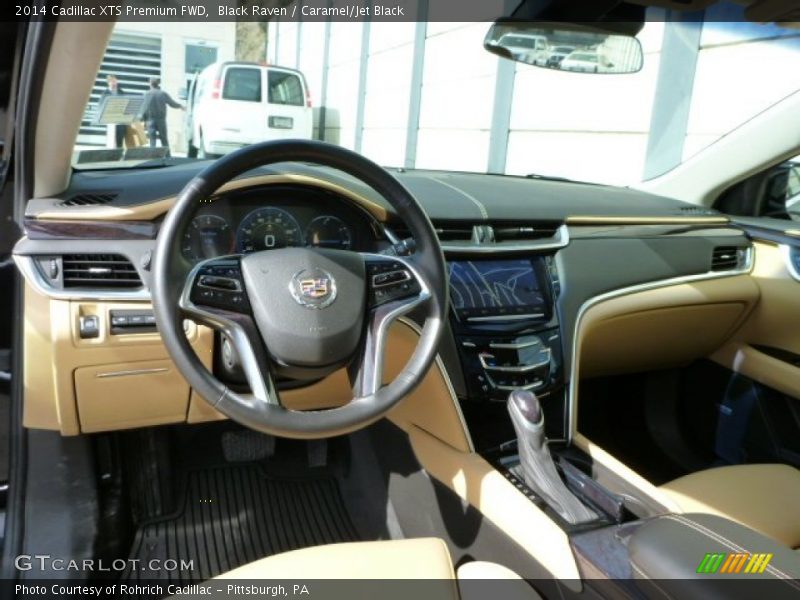Black Raven / Caramel/Jet Black 2014 Cadillac XTS Premium FWD