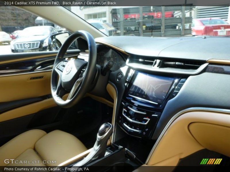 Black Raven / Caramel/Jet Black 2014 Cadillac XTS Premium FWD