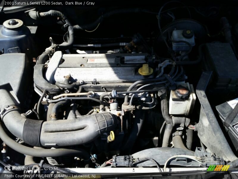 Dark Blue / Gray 2001 Saturn L Series L200 Sedan