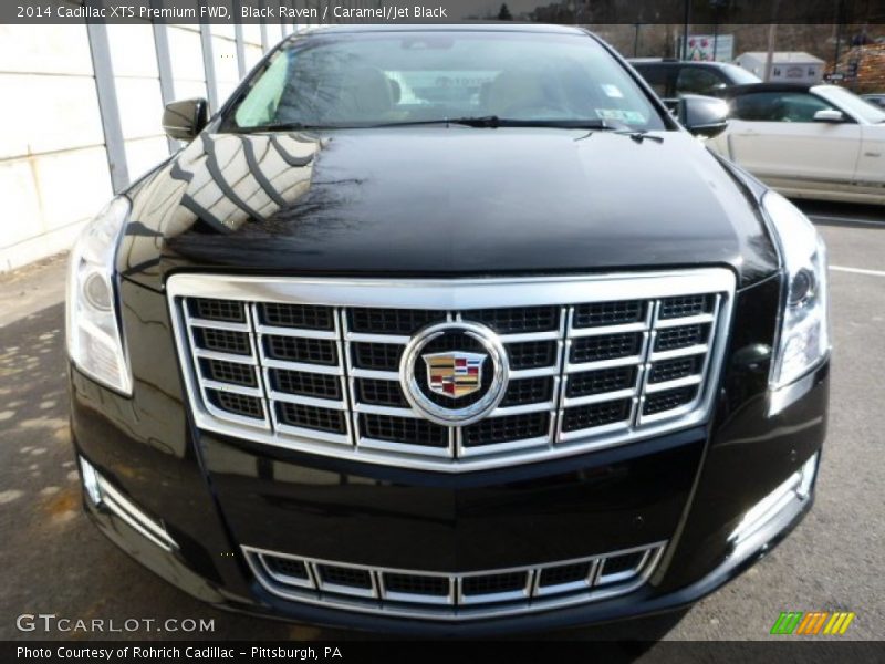 Black Raven / Caramel/Jet Black 2014 Cadillac XTS Premium FWD