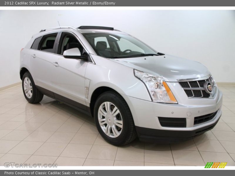 Radiant Silver Metallic / Ebony/Ebony 2012 Cadillac SRX Luxury