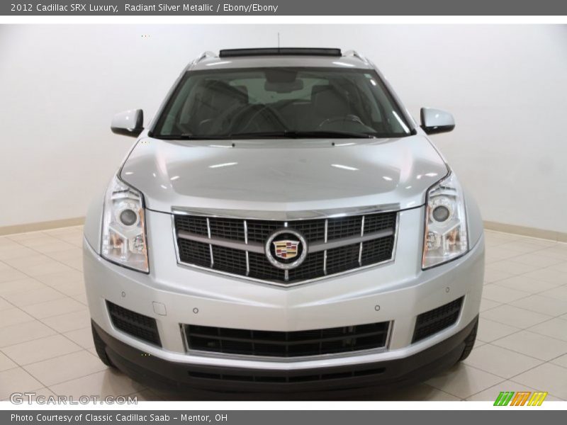 Radiant Silver Metallic / Ebony/Ebony 2012 Cadillac SRX Luxury