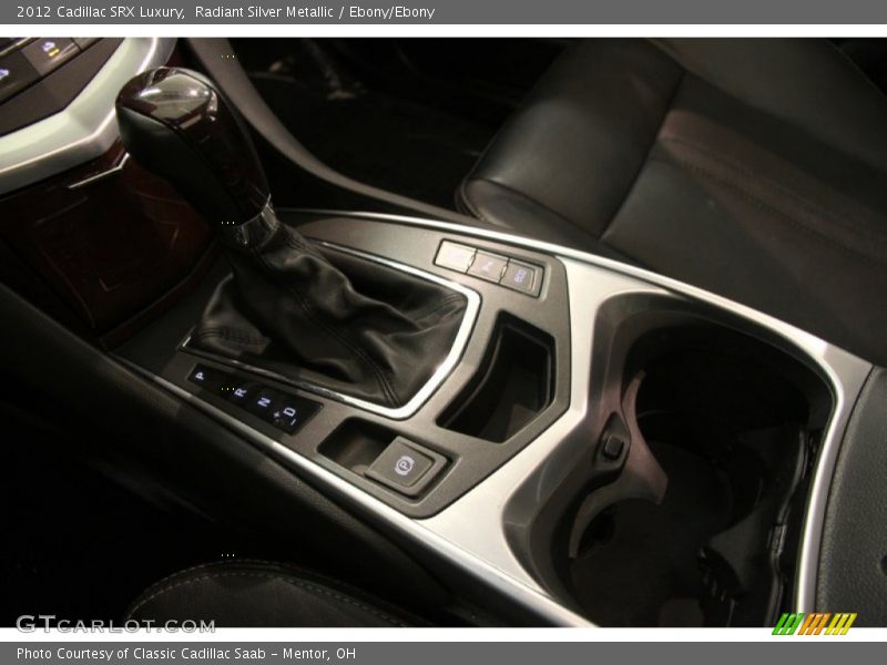 Radiant Silver Metallic / Ebony/Ebony 2012 Cadillac SRX Luxury