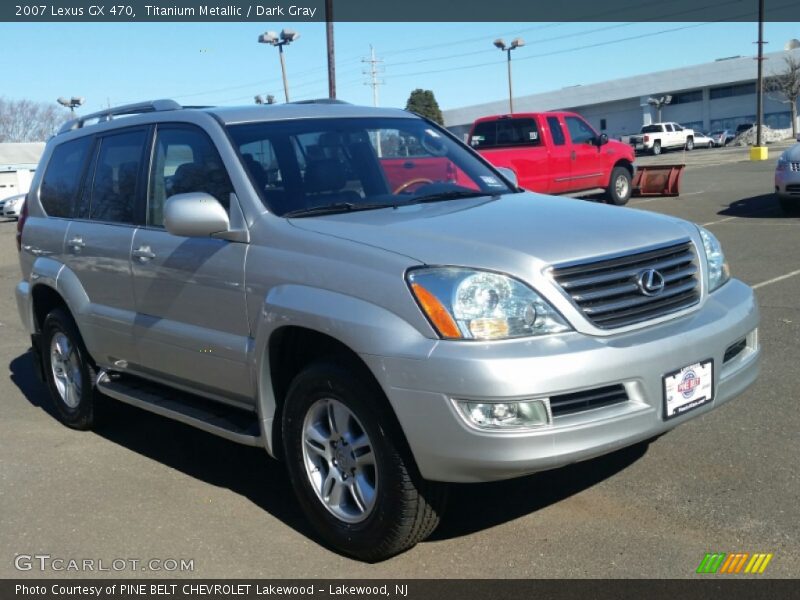 Titanium Metallic / Dark Gray 2007 Lexus GX 470