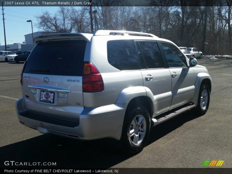 Titanium Metallic / Dark Gray 2007 Lexus GX 470