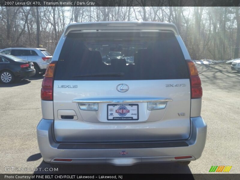 Titanium Metallic / Dark Gray 2007 Lexus GX 470