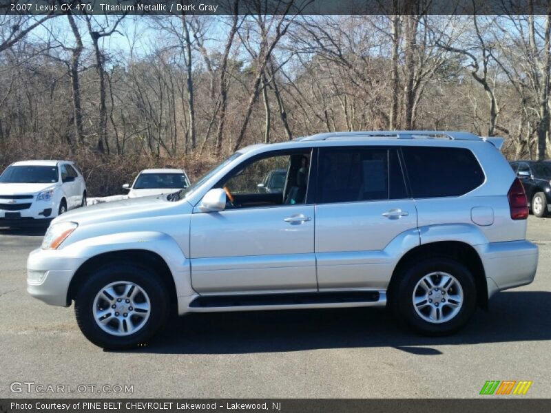 Titanium Metallic / Dark Gray 2007 Lexus GX 470
